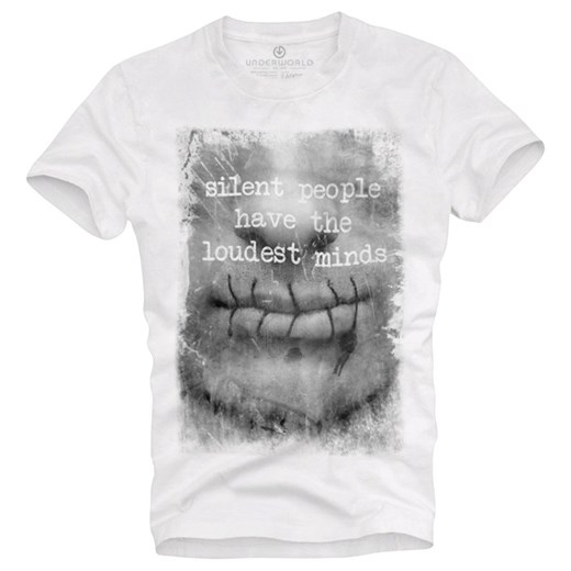 T-shirt UNDERWORLD Organic Cotton Silent people... Underworld XL morillo promocyjna cena