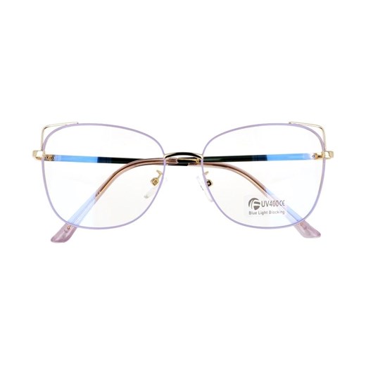 Okulary kocie do komputera damskie z filtrem BLUE Light zerówki 2573-4 Stylion Stylion
