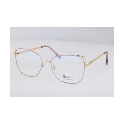 Okulary kocie do komputera damskie z filtrem BLUE Light zerówki 2573-4 Stylion Stylion