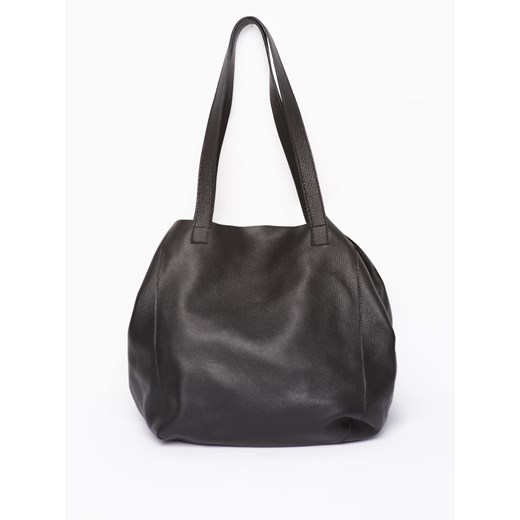 Shopper bag Look Made With Love czarna mieszcząca a5 na ramię 