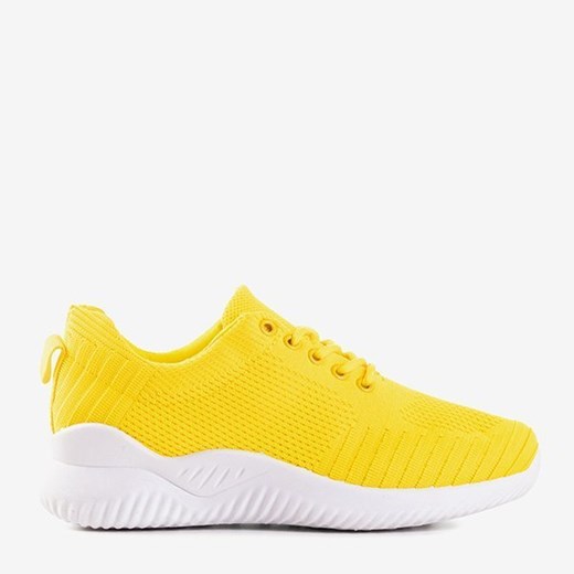Żółte sportowe buty damskie Piguio- Obuwie Royalfashion.pl 37 royalfashion.pl