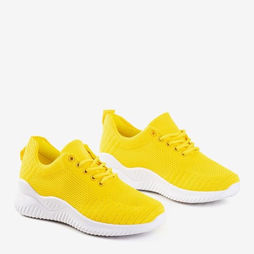 Żółte sportowe buty damskie Piguio- Obuwie Royalfashion.pl 36 royalfashion.pl