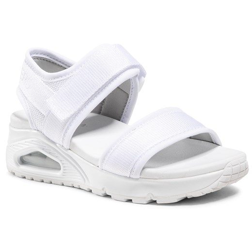 Sandały damskie białe Skechers casual 