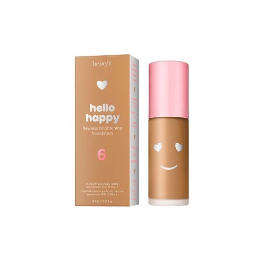 Benefit Hello Happy Flawless Brightening Spf15 Podkład 30Ml 6 Medium Warm Benefit makeup-online.pl
