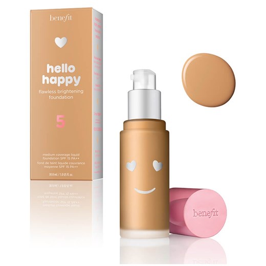Benefit Hello Happy Flawless Brightening Spf15 Podkład 30Ml 5 Medium Neutral Warm Benefit makeup-online.pl