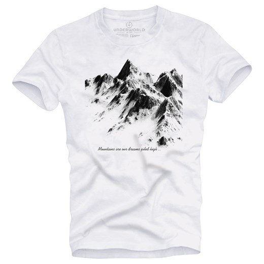 T-shirt męski UNDERWORLD Mountains ze sklepu morillo w kategorii T-shirty męskie - zdjęcie 109491530