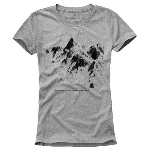 T-shirt damski UNDERWORLD Mountains Underworld L wyprzedaż morillo