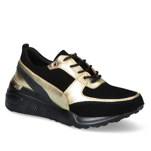 Sneakersy T.Sokolski OCW21-95 Czarne/Złote lico ze sklepu Arturo-obuwie w kategorii Buty sportowe damskie - zdjęcie 109493820