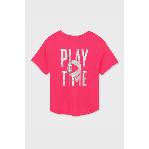 Dziewczęcy T-shirt Mayoral Playtime różowy różowy 16 okazja Astratex