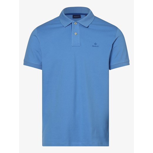 Gant - Męska koszulka polo, niebieski Gant XXL vangraaf