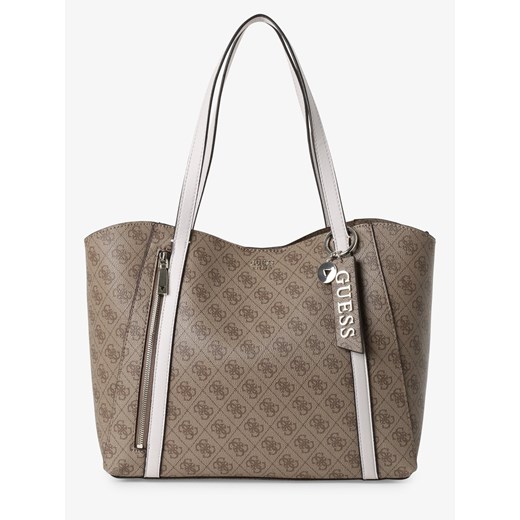 GUESS - Damska torba shopper z torebką wewnętrzną, beżowy Guess ONE SIZE vangraaf