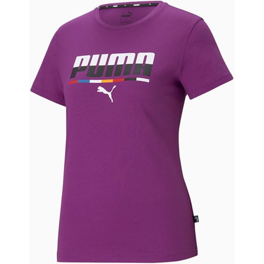 Koszulka damska Multicoloured Tee Puma (purple) Puma XS SPORT-SHOP.pl