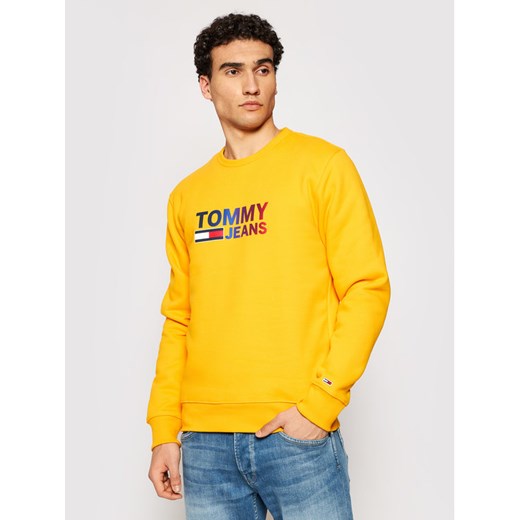 Tommy Jeans Bluza Tjm Ombre Logo DM0DM10202 Żółty Regular Fit Tommy Jeans XXL MODIVO