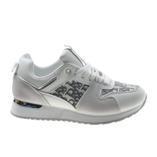 Sportowe buty damskie White /D7-2 8000 S518/ ze sklepu Pantofelek24.pl w kategorii Buty sportowe damskie - zdjęcie 109605064