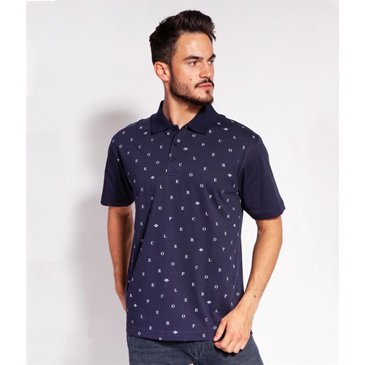 Polo z mikroprintem TOM 2694 NAVY Lee Cooper M Lee Cooper