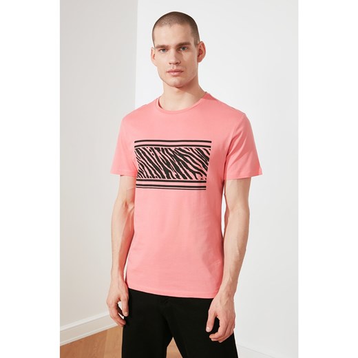 Trendyol Rose Dry Male Slim Fit Short Sleeve Printed T-Shirt Trendyol S Factcool