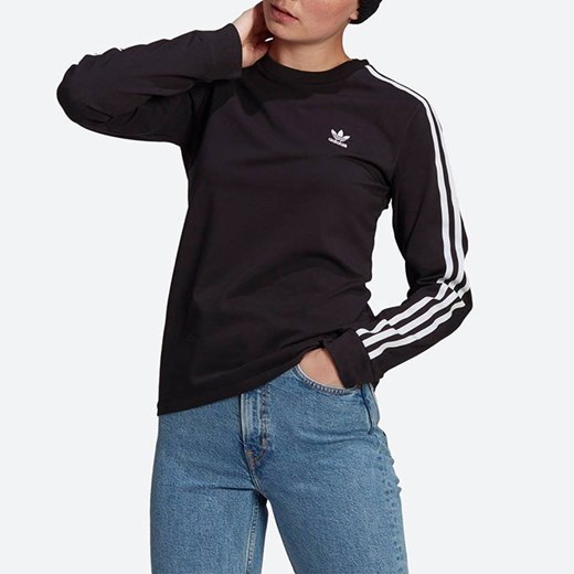 Adidas Originals bluzka damska na jesień z okrągłym dekoltem z długim rękawem 