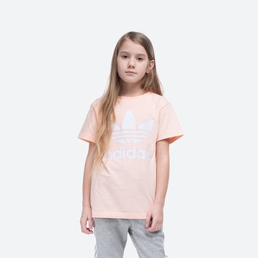 Adidas Originals bluzka dziewczęca z bawełny 