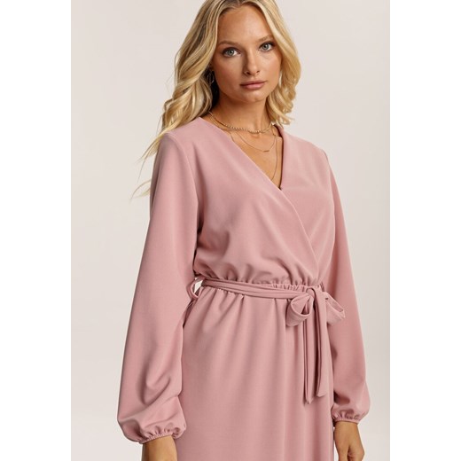 Różowa Sukienka Elrinneth Renee S/M promocyjna cena Renee odzież