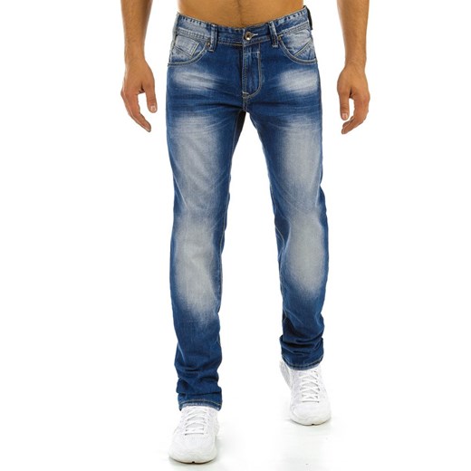 Niebieskie jeansy męskie Dstreet 