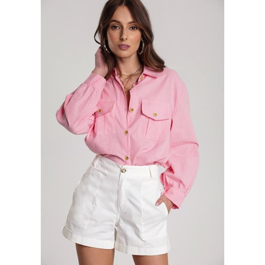 Różowa Koszula Galena Renee XL/XXL Renee odzież