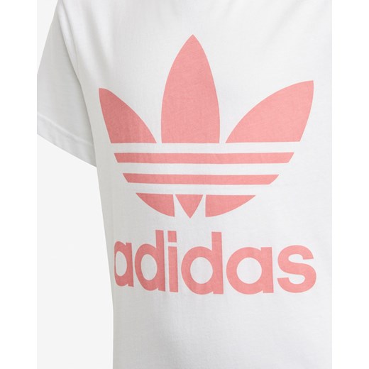 adidas Originals Trefoil Koszulka dziecięce Biały 140 wyprzedaż BIBLOO