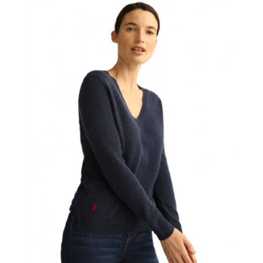 Sweter damski Ralph Lauren z dekoltem w serek 
