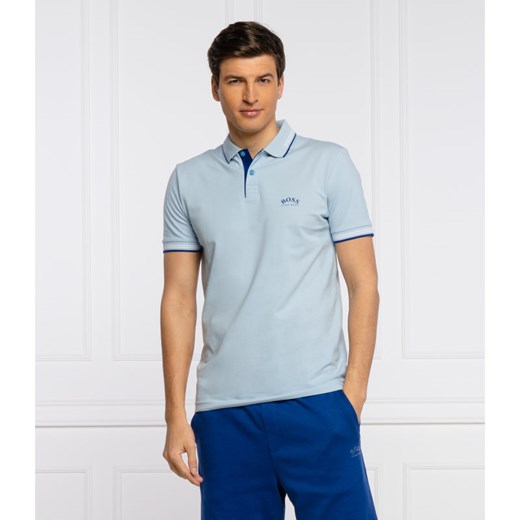 BOSS ATHLEISURE Polo Paul Curved | Slim Fit | pique XXL Gomez Fashion Store