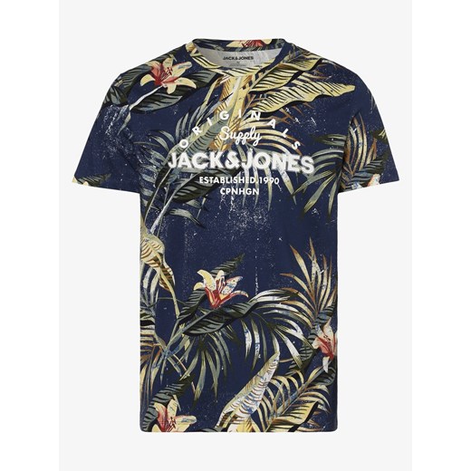T-shirt męski Jack & Jones na wiosnę z krótkimi rękawami 