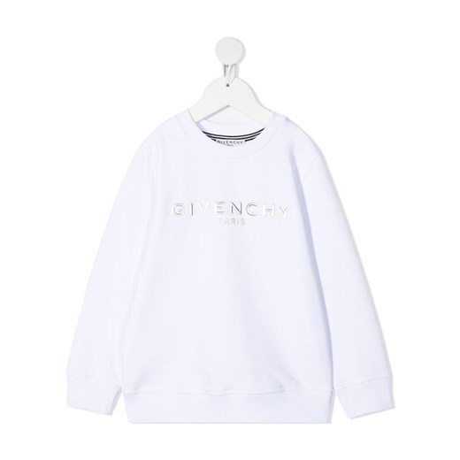 Givenchy bluza chłopięca w nadruki biała 