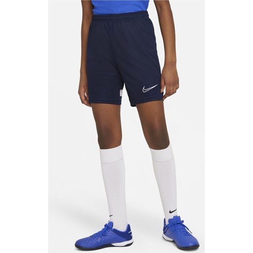 Spodenki piłkarskie dla dużych dzieci Nike Dri-FIT Academy - Niebieski Nike M Nike poland