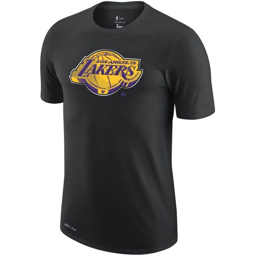 Męski T-shirt z logo Nike Dri-FIT NBA Los Angeles Lakers Earned Edition - Czerń Nike XL Nike poland