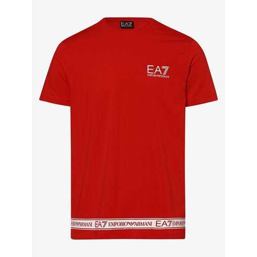 EA7 Emporio Armani - T-shirt męski, czerwony XL vangraaf