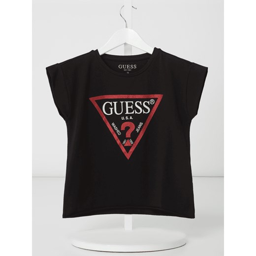 T-shirt z nadrukiem z logo Guess 140 Peek&Cloppenburg 