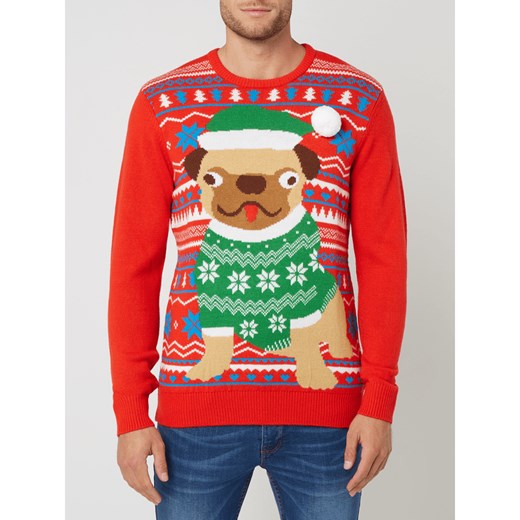 Sweter z bożonarodzeniowym motywem Montego S Peek&Cloppenburg  okazja
