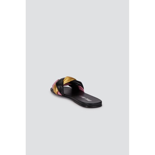 Klapki damskie Miu Miu z gumy casual na lato