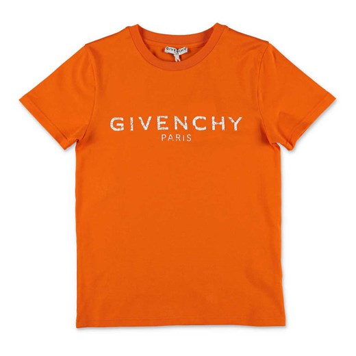T-shirt chłopięce Givenchy z napisami 