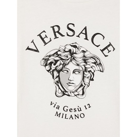 T-shirt chłopięce Versace z krótkim rękawem 