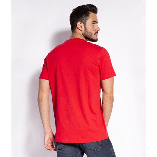 T-shirt męski Lee Cooper młodzieżowy czerwony 