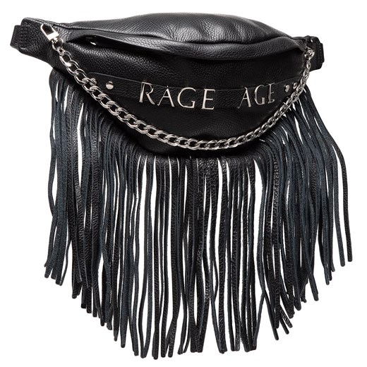 Saszetka nerka RAGE AGE - Fringe Black Rage Age eobuwie.pl