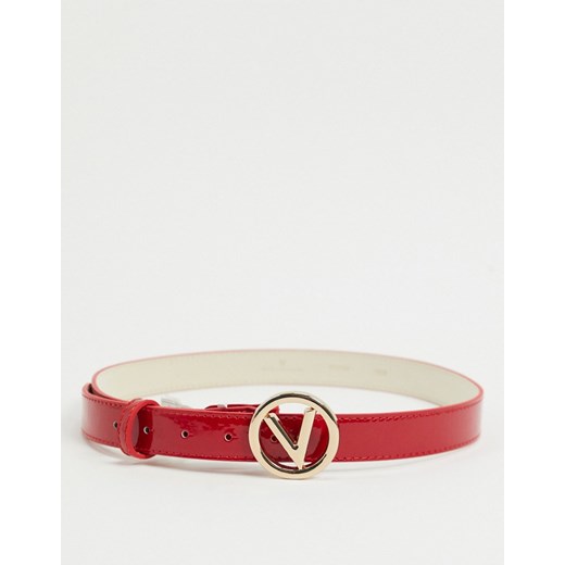 Valentino Bags – Czerwony pasek z okrągłym logo Valentino Bags L Asos Poland