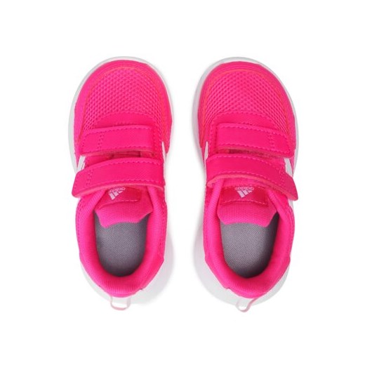 Buty sportowe dziecięce różowe Adidas na rzepy na wiosnę 