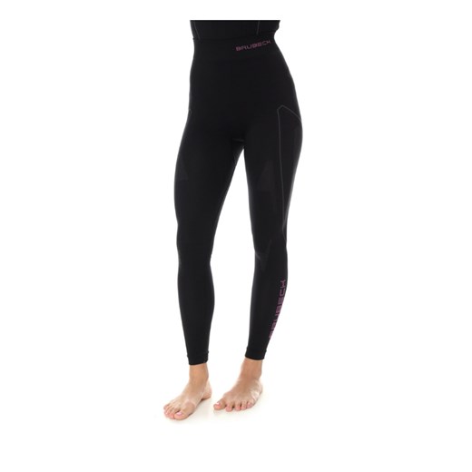 Damskie termo spodnie Brubeck Thermo Tights Black-Pink XS L Outdoorlive.pl