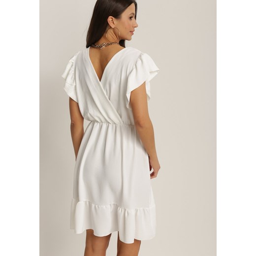 Biała Sukienka Silixie Renee M/L Renee odzież