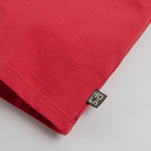 T-shirt chłopięce Cool Club czerwony z bawełny 