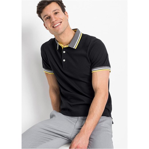 Shirt polo Slim Fit ze stretchem | bonprix 56/58 (XL) bonprix
