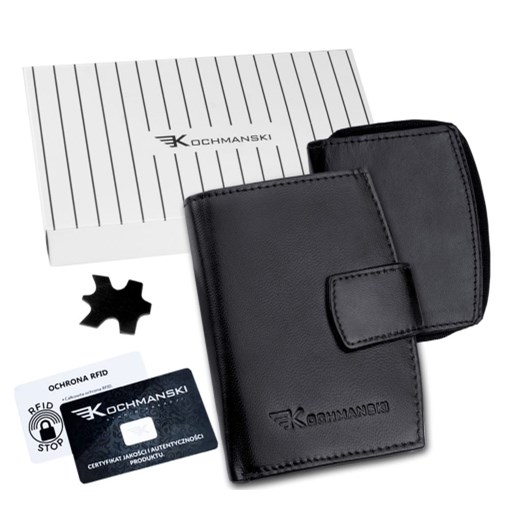 KOCHMANSKI portmonetka portfel damski skórzany mały 4321 Kochmanski Studio Kreacji® Skorzany