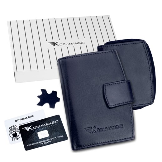 KOCHMANSKI portmonetka portfel damski skórzany mały 4341 Kochmanski Studio Kreacji® Skorzany