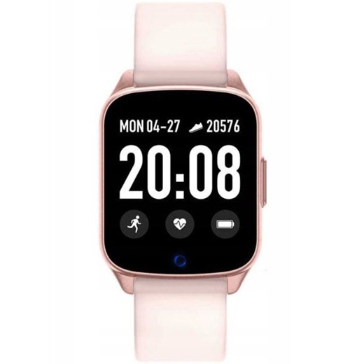 ZEGAREK DAMSKI Rubicon Smartwatch -  pink  Różowy TopoweZegarki.pl