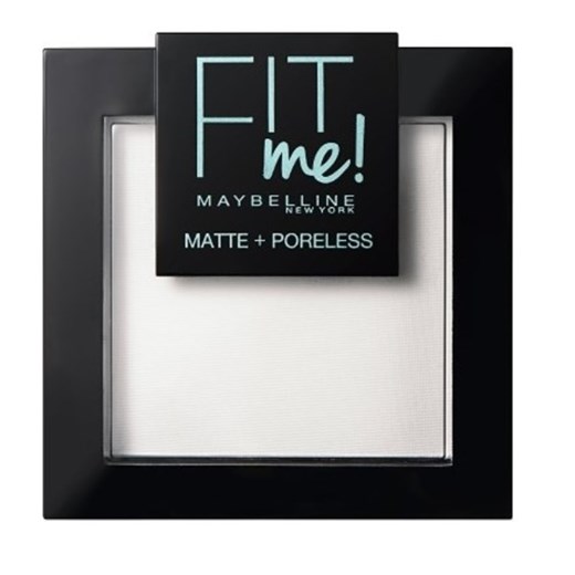 Maybelline, Fit Me Matte Poreless Pressed Powder, puder matujący do twarzy, w kompakcie 090 Translucent, 9g smyk promocja